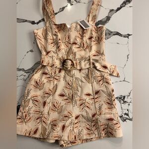 NEW Intermix Romper Stefanie Belted Adjustable Strap Sz 2